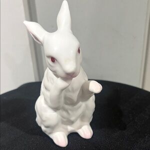 White Ceramic Napcoware Rabbit Figurine